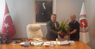 Karşıyaka Müftüsü Gürler, Karşıyaka Cumhuriyet Başsavcısı San'ı ziyaret etti