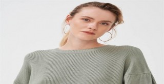 Balıkçı Yaka Kazak Kadın