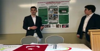 Bayraklılı öğrenciler Harvard Üniversitesi'nde sunum yaptı