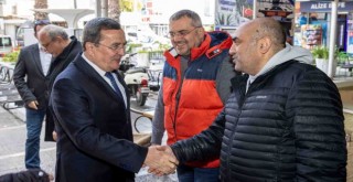 Batur’dan Gıda Çarşısı esnafına destek teşekkürü