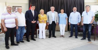 Başkan Tugay ve Koç'tan İzmir Gazeteciler Cemiyeti’ne ziyaret