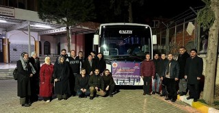 Müftü Gürler ve ekibi deprem bölgesine gitti