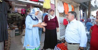 Başkan Sandal, mahalle gezilerine devam ediyor