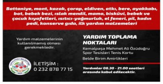 Kemalpaşa Belediyesi'nden dayanışma kampanyası