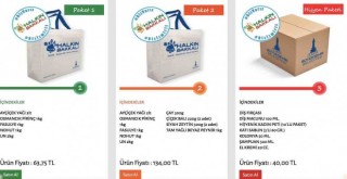 “Biz Varız” hijyen paketleri Halkın Bakkalı’nda