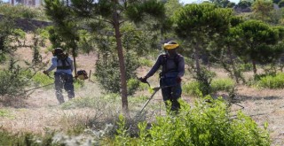 Karşıyaka'da yangına karşı önlem