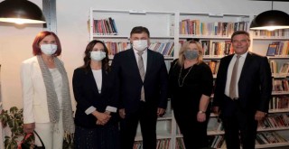 Cihat Kora Kütüphanesi açıldı