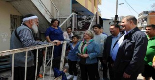 Tugay ve Foggo, Örnekköylüler ile bayramlaştı