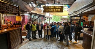 Şirince'de tarihi çarşıda yenileme çalışmaları başladı