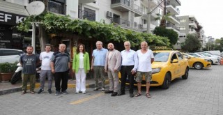 Başkan Ünsal’dan taksi duraklarına bayram ziyareti