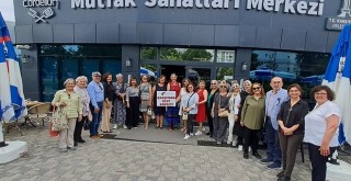 Öğrencilerimizi evlerinde ağırlayan Avrupalıları ağırladılar