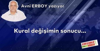 Kural değişimin sonucu...