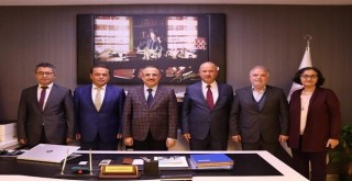 Sürekli, Karşıyaka Milli Eğitim'i ziyaret etti