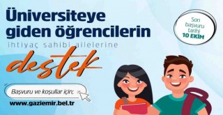 Gaziemir'de üniversite öğrencilerine ekonomik destek