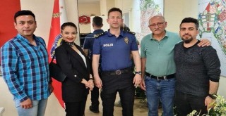 Sürücü kurs temsilcileri Trafik Haftası nedeniyle Müdür Kaçanoğlu’nu ziyaret etti