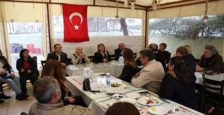 Ayda Maç’a MHP Karşıyaka desteği…