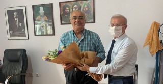 Karşıyaka Müftüsü Gürler, Cem Evi Başkanını ziyaret etti