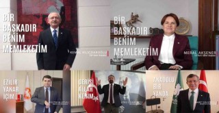 Muhalefet liderleri işaret diliyle ''Memleketim'' dedi