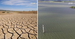 Tahtalı Barajı'nda bahar bereketi