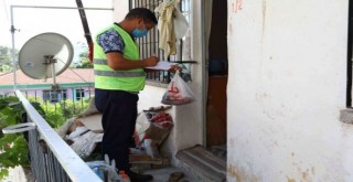 Bayraklı'da 74 aileye 150 kg et