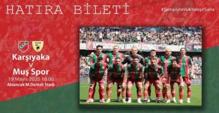 Karşıyaka - Muş Spor maçı için hatıra bileti