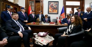 Tugay ve Ünsal, gazilerle buluştu