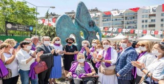 Bornova'da Meçhul Kadın Anıtı açıldı
