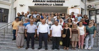 Müdürden öğretmenlere moral ziyareti