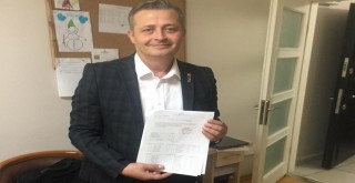 DSP Karşıyaka İlçe Başkanı mazbatasını aldı