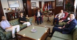 Ak Partililer, başkan Tugay'la stadı konuştu