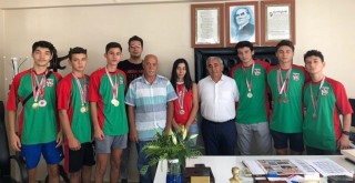 Madalyalarıyla hayırlı olsun ziyareti...