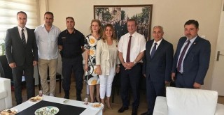 Kaymakam Çalışır'dan Halk Eğitim Müdürüne ziyaret