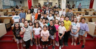 Çocuklar sordu, Başkan Sandal yanıtladı