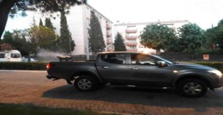 Bergama Belediyesi sivrisinekle mücadeleyi ULV sistemle sürdürüyor