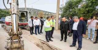 Başkan Soyer, Çeşme'deki yatırımları inceledi