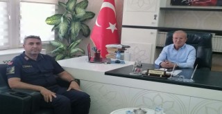 Jandarma Komutanı Karaman'dan Müftü Gürler'e ziyaret