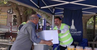 İzmir Büyükşehir’den üreticiye Akdeniz meyve sineği ile mücadele desteği