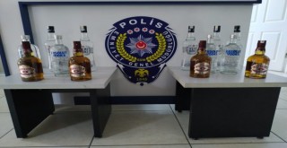 Foça'da kaçak içki operasyonu