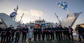 Uğur Mumcu Feribotu ilk seferini yaptı