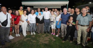 Başkan Sandal Körfez Mahallesi’nde vatandaşla buluştu