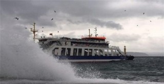 Körfezde vapur seferleri iptal edildi
