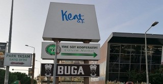 Kent AŞ'nin tepki çeken tabelası değişti