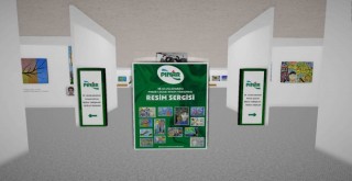 Minik ressamların eserleri sanal sergide