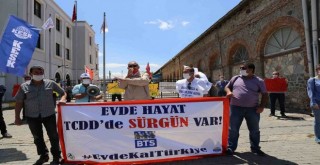 CHP’li Sertel’den TCDD eylemine destek