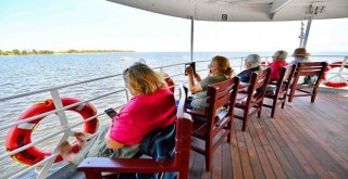 Nostalji vapuru 65 yaş üzeri yolcular için seferde