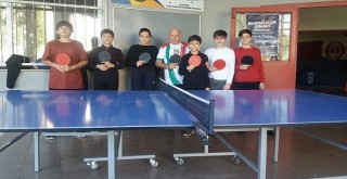Erdoğan Kibarer Ortaokulu masa tenisinde iddialı