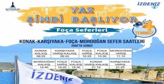 ​İZDENİZ’de yaz seferleri başlıyor