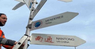 Kardeş şehir Troisdorf'tan Menderes'e jest