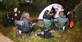 Deprem Haftası'nda çadır kurmayı öğrendiler