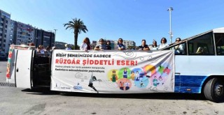 PERGEL üyesi kadınlardan şiddete karşı farkındalık eylemi